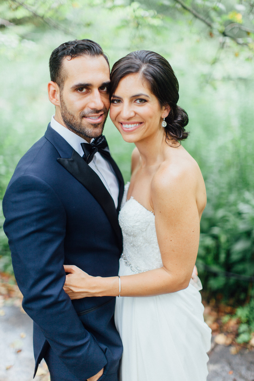 Photography: Tim Tab Studios | Coordination: The Simply Elegant Group, Lindsay | Floral design: The Bread and Butterfly | Decor: Art of Imagination | Hair: Holli Beauty | Makeup: Joanna B Artistry and Anjelica Bannos | Bride’s gown: Sarah Seven | Groom's tux: The Black Tux | Bridesmaids: Show Me Your MuMu | Venue: Bridgeport Art Center | Catering: Limelight Catering