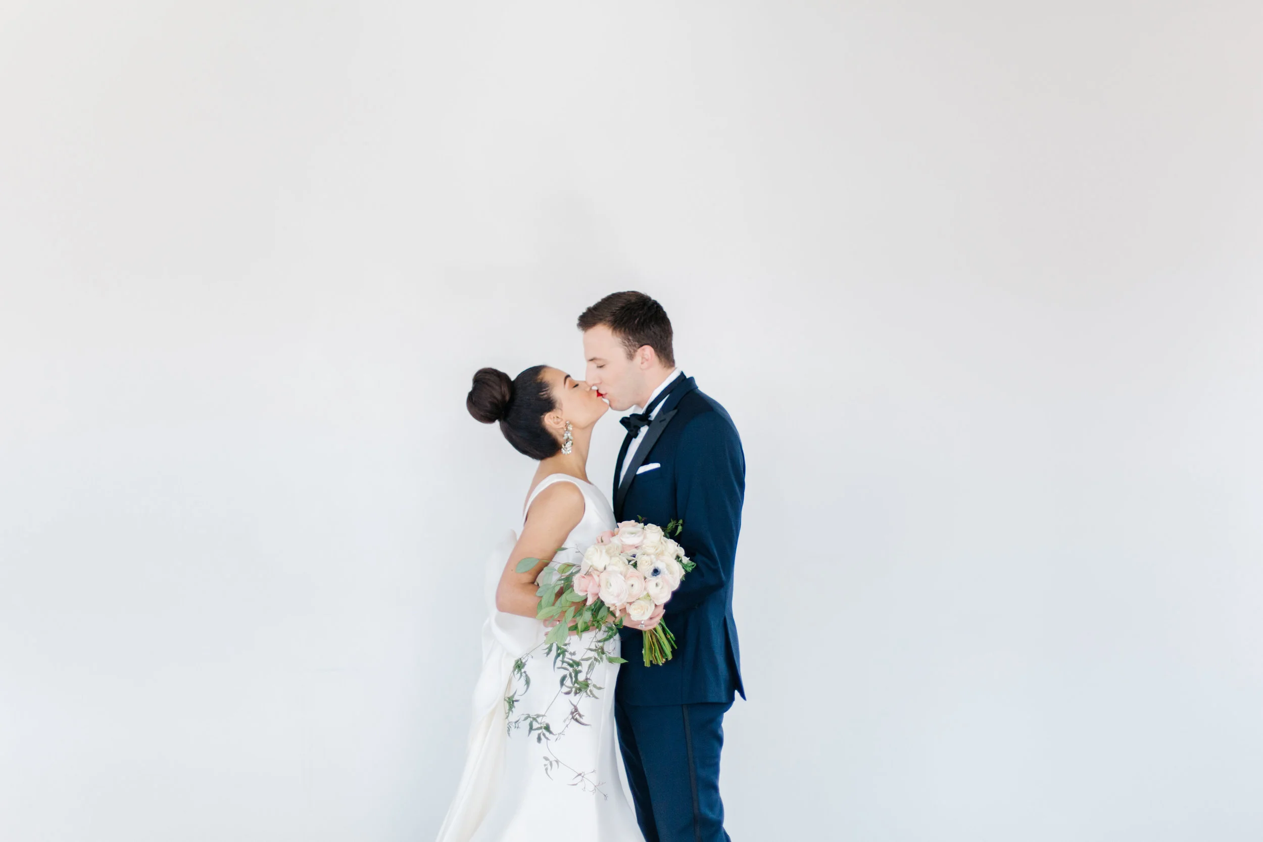 White Brick Wall Kiss