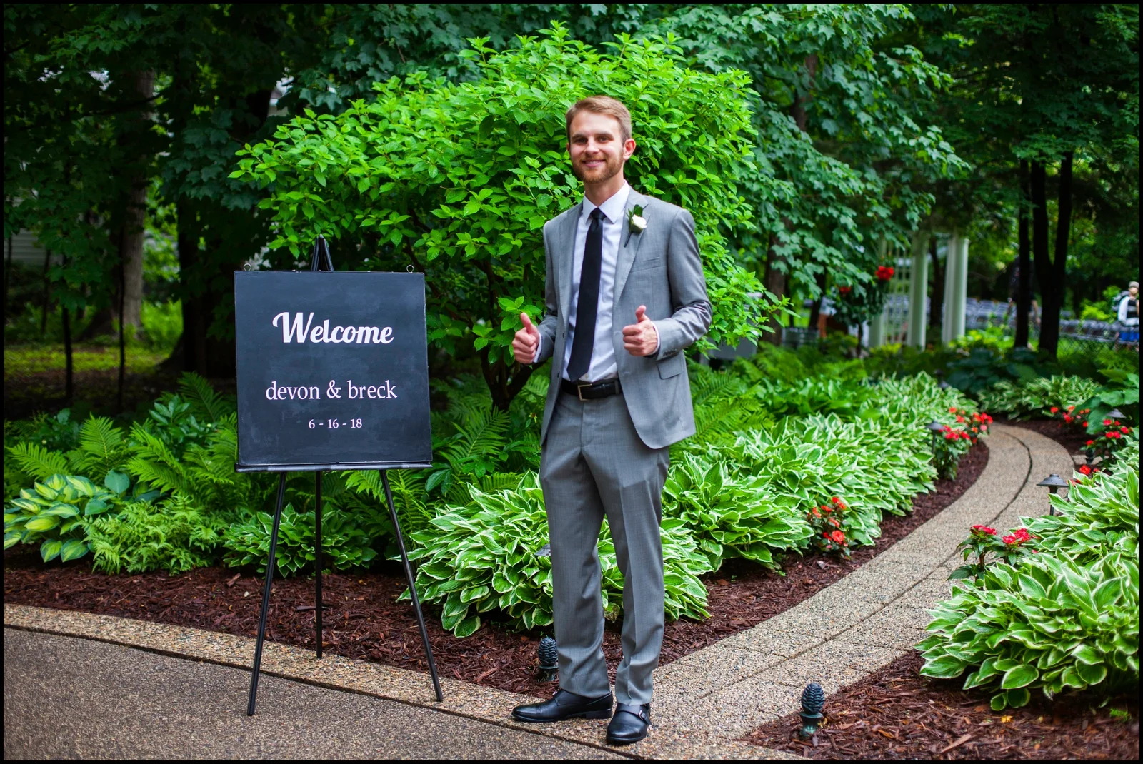 groom at The Hotel Landing