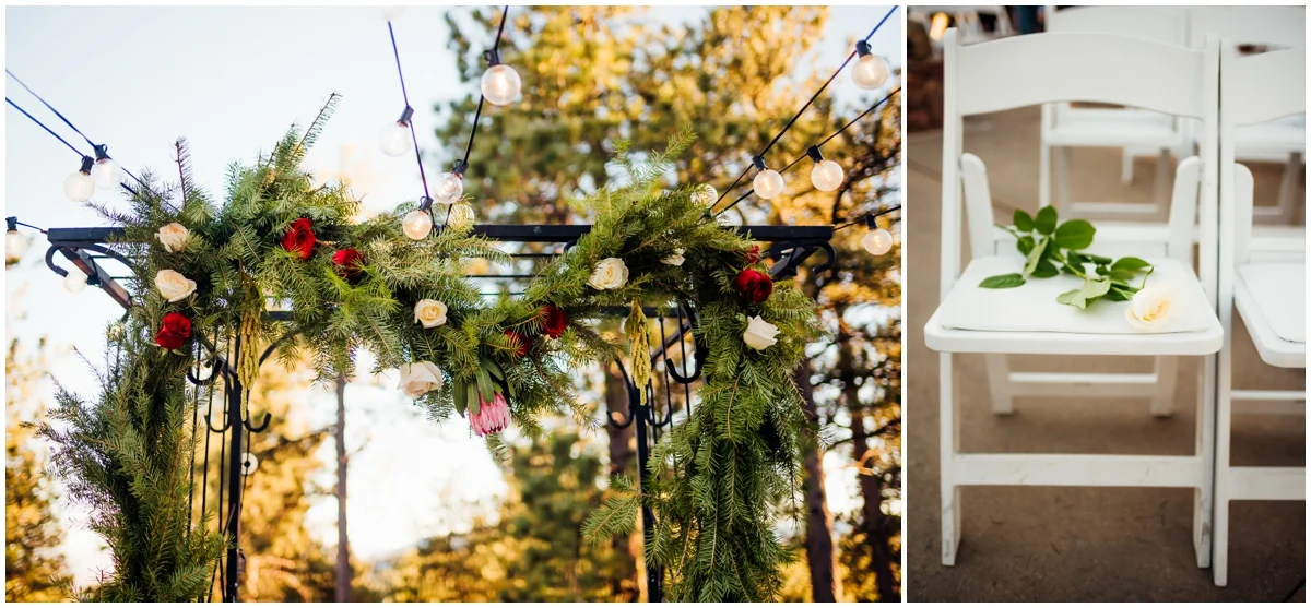 Wedding ceremony arch
