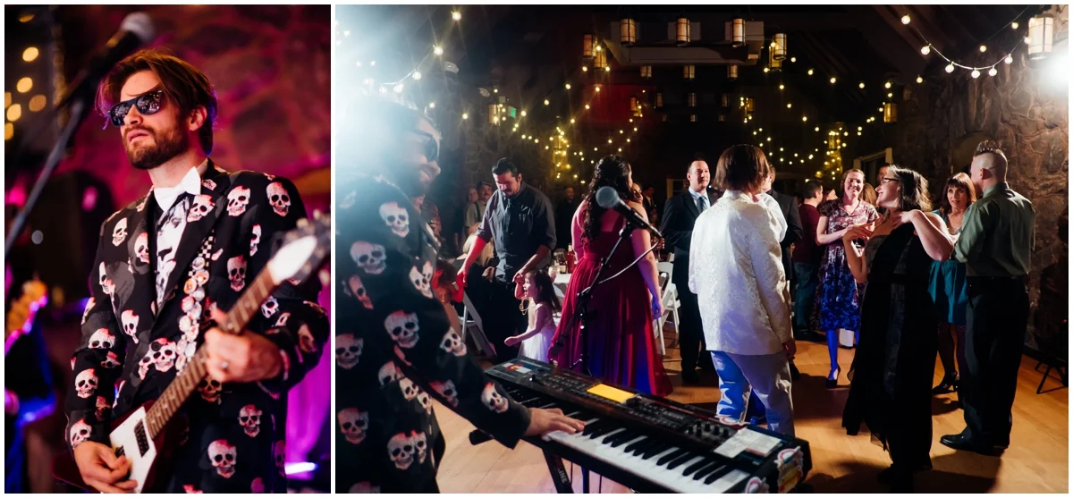 musicians at Colorado wedding