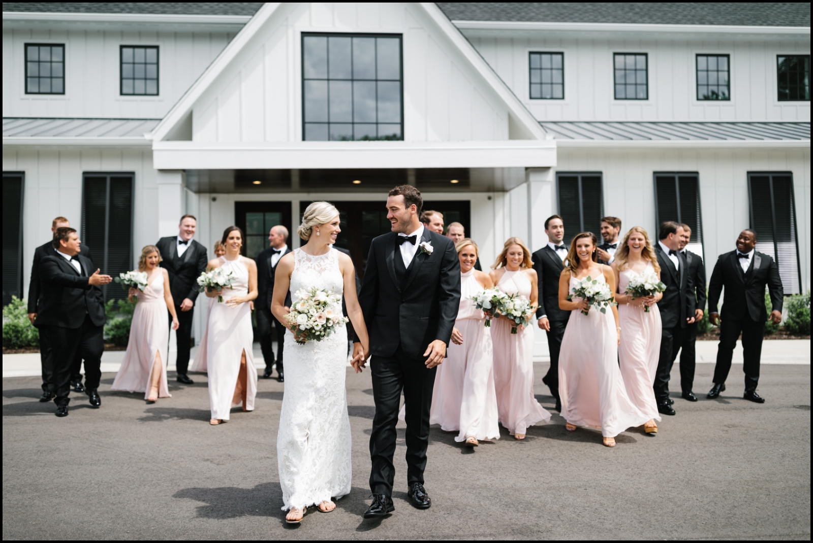 bridal party in Minneapolis wedding