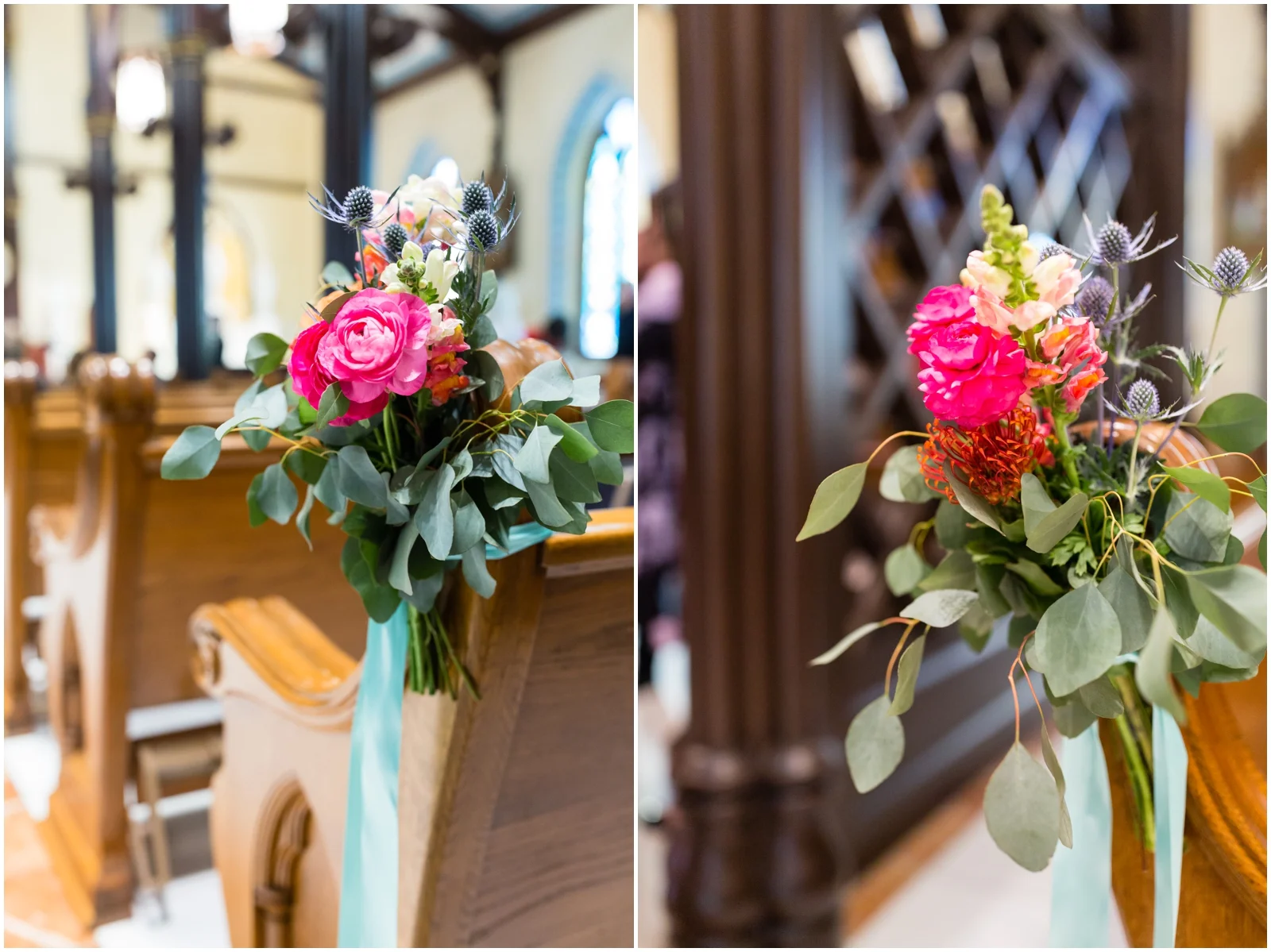 wedding ceremony floral decor