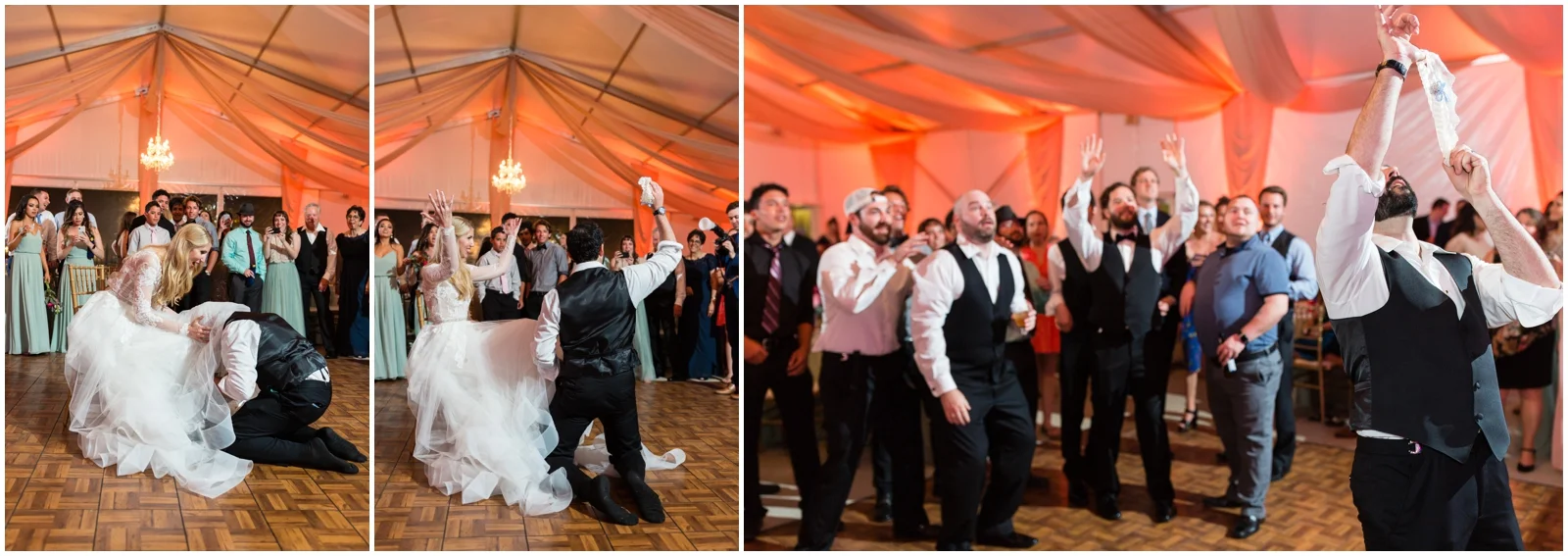 wedding guests dancing