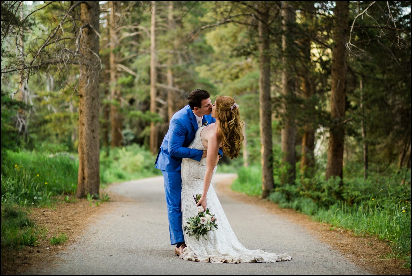 Bride and groom portrait