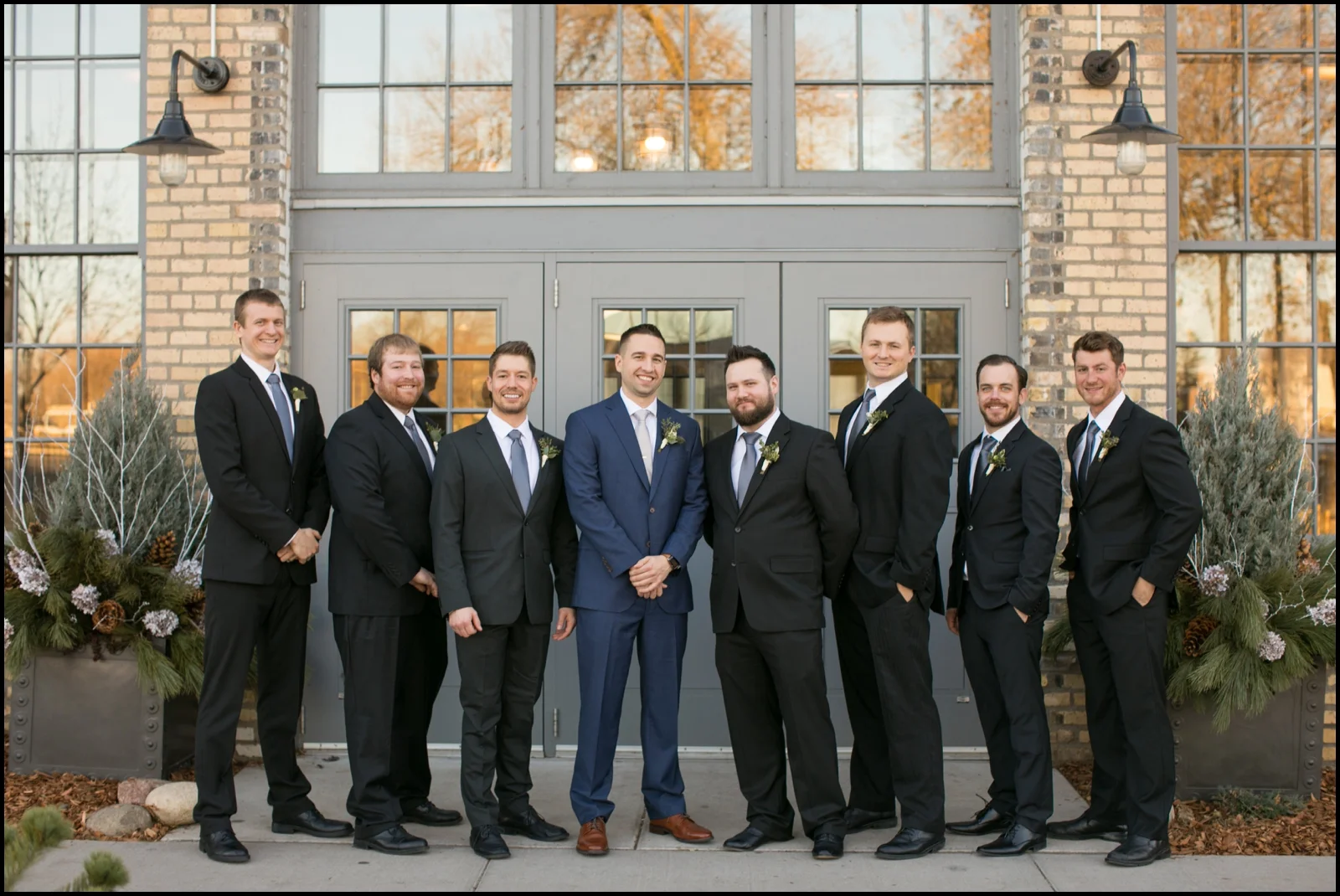 Groom and groomsmen