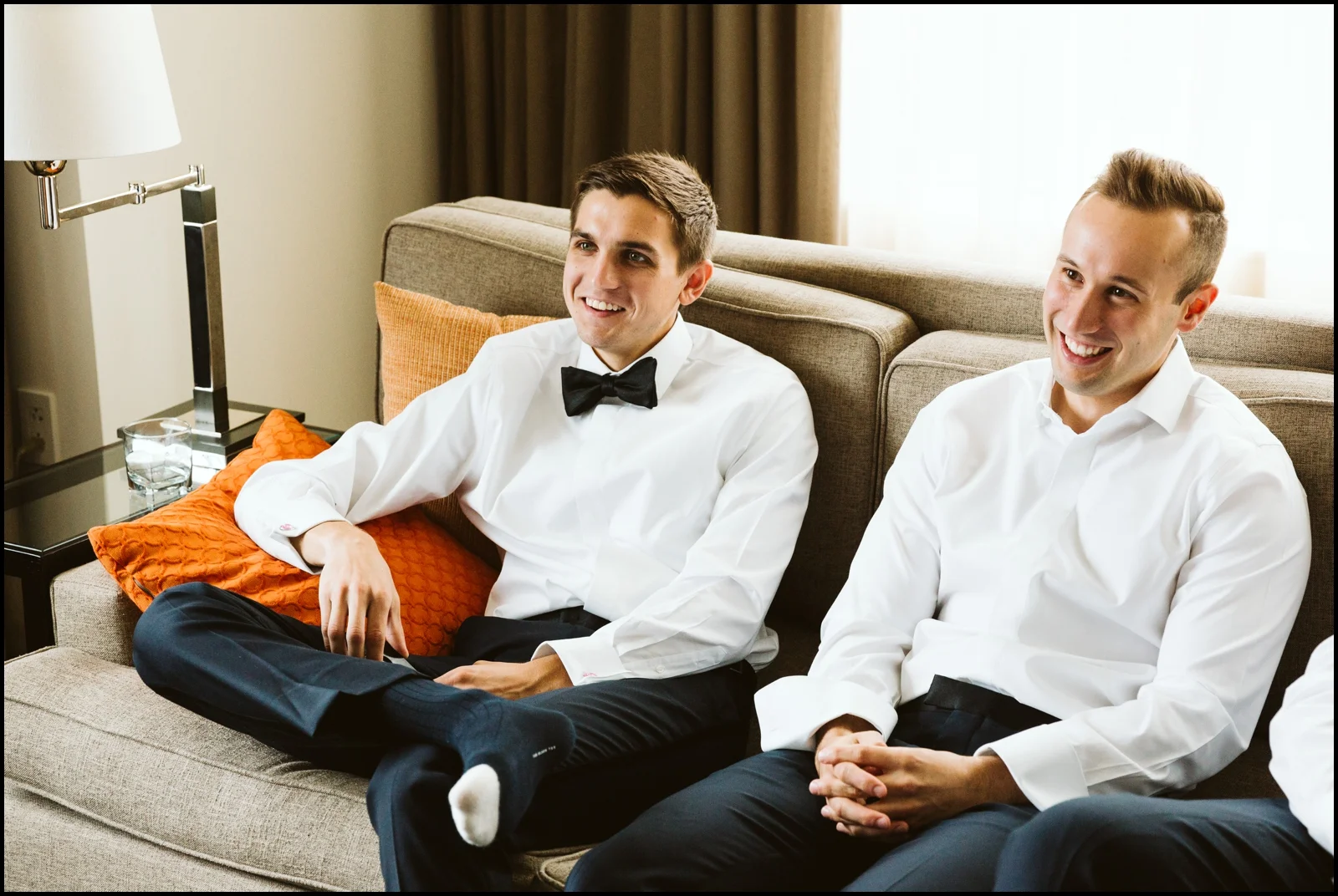 Groomsmen before the wedding
