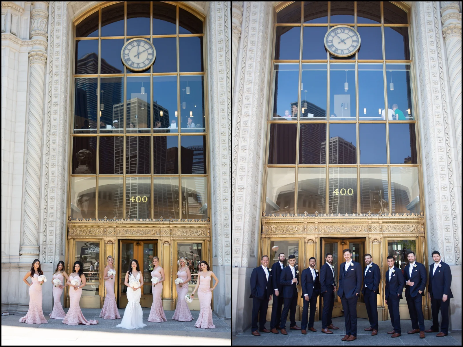 Bridal party in Chicago