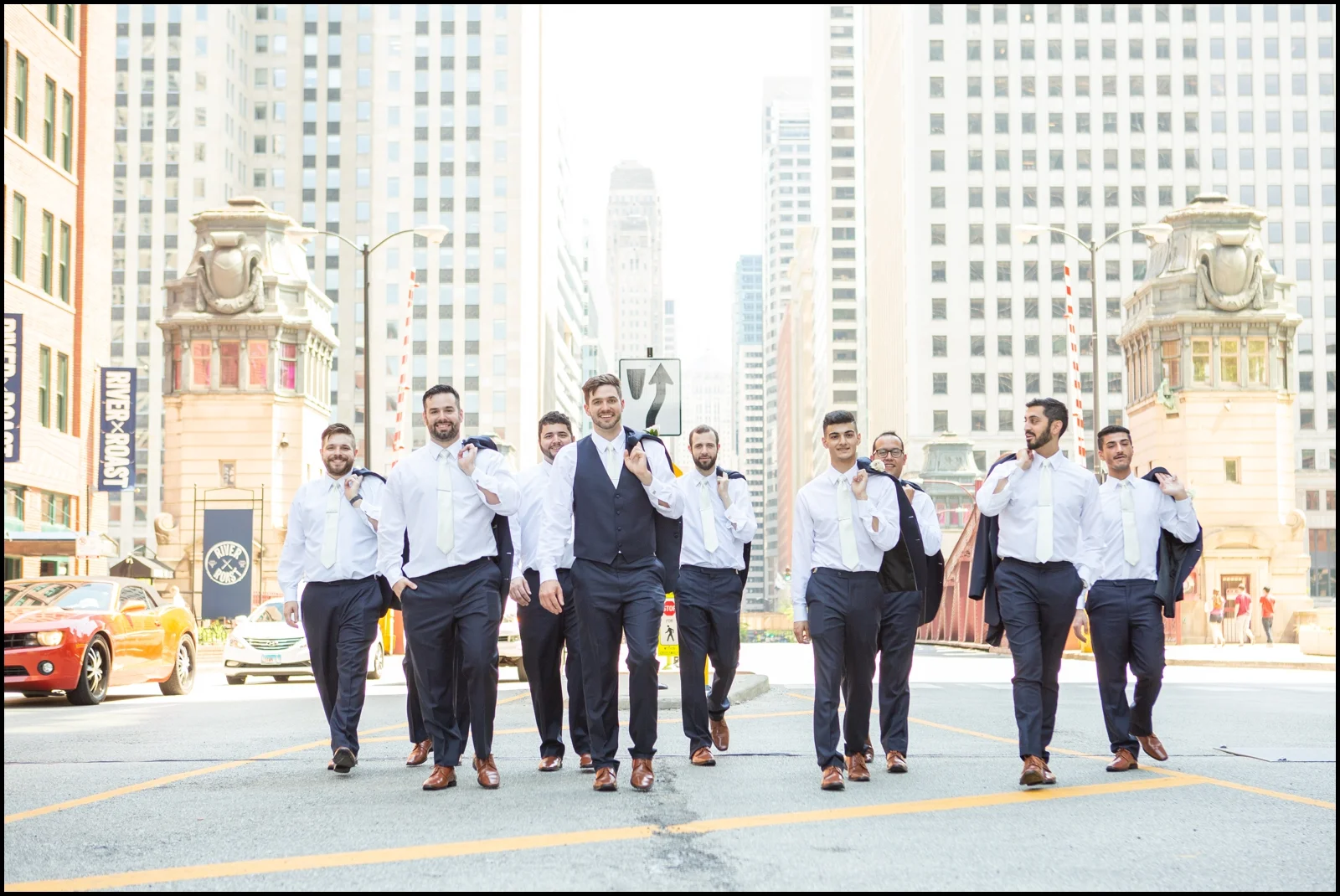 Groomsmen in Chicago