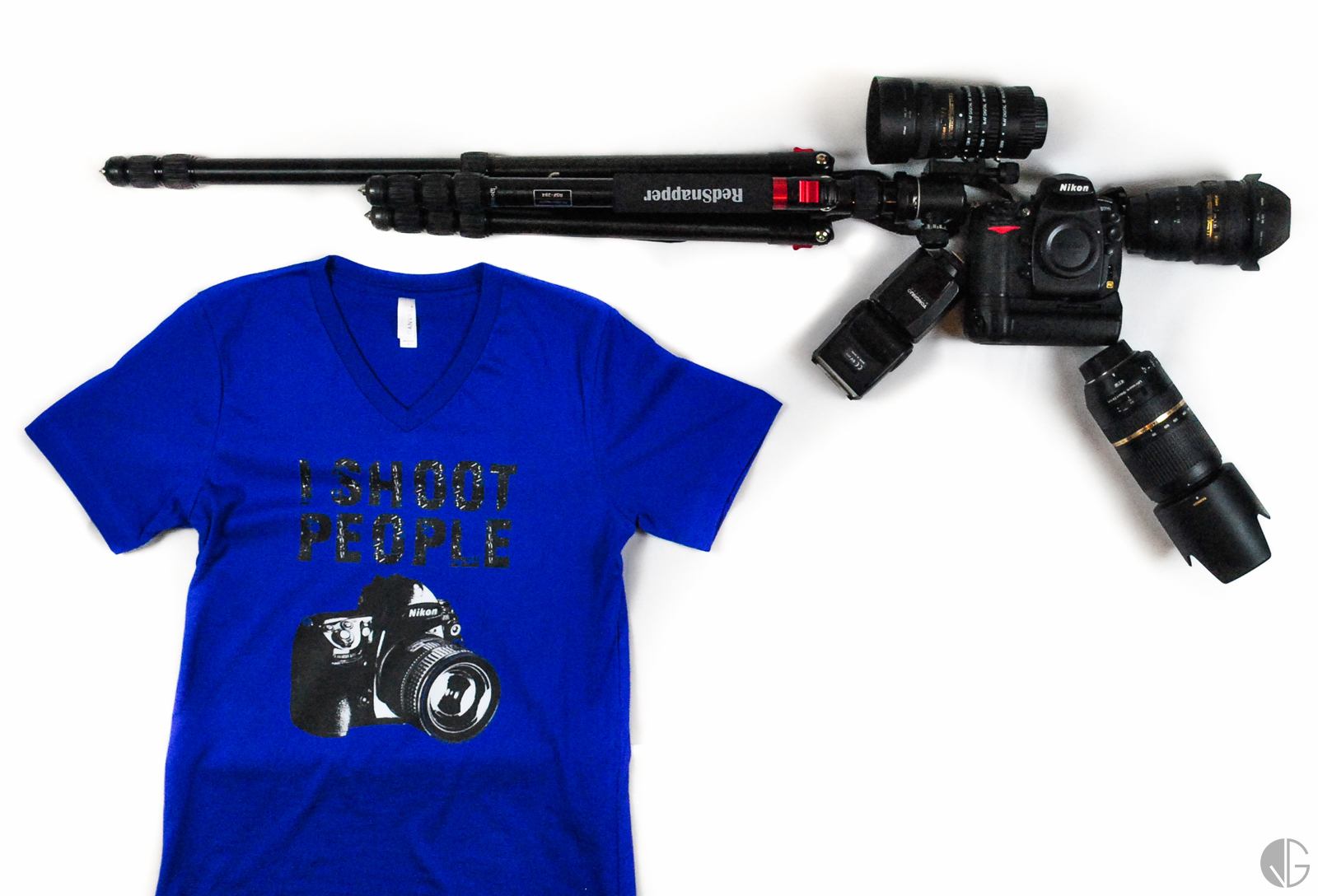 This was my gear at the time, plus a t-shirt received as a present, to go with it all.