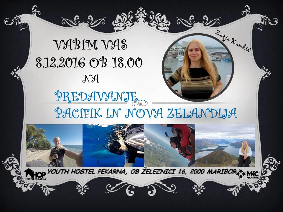 Predavanje Pacifik in Nova Zelandija