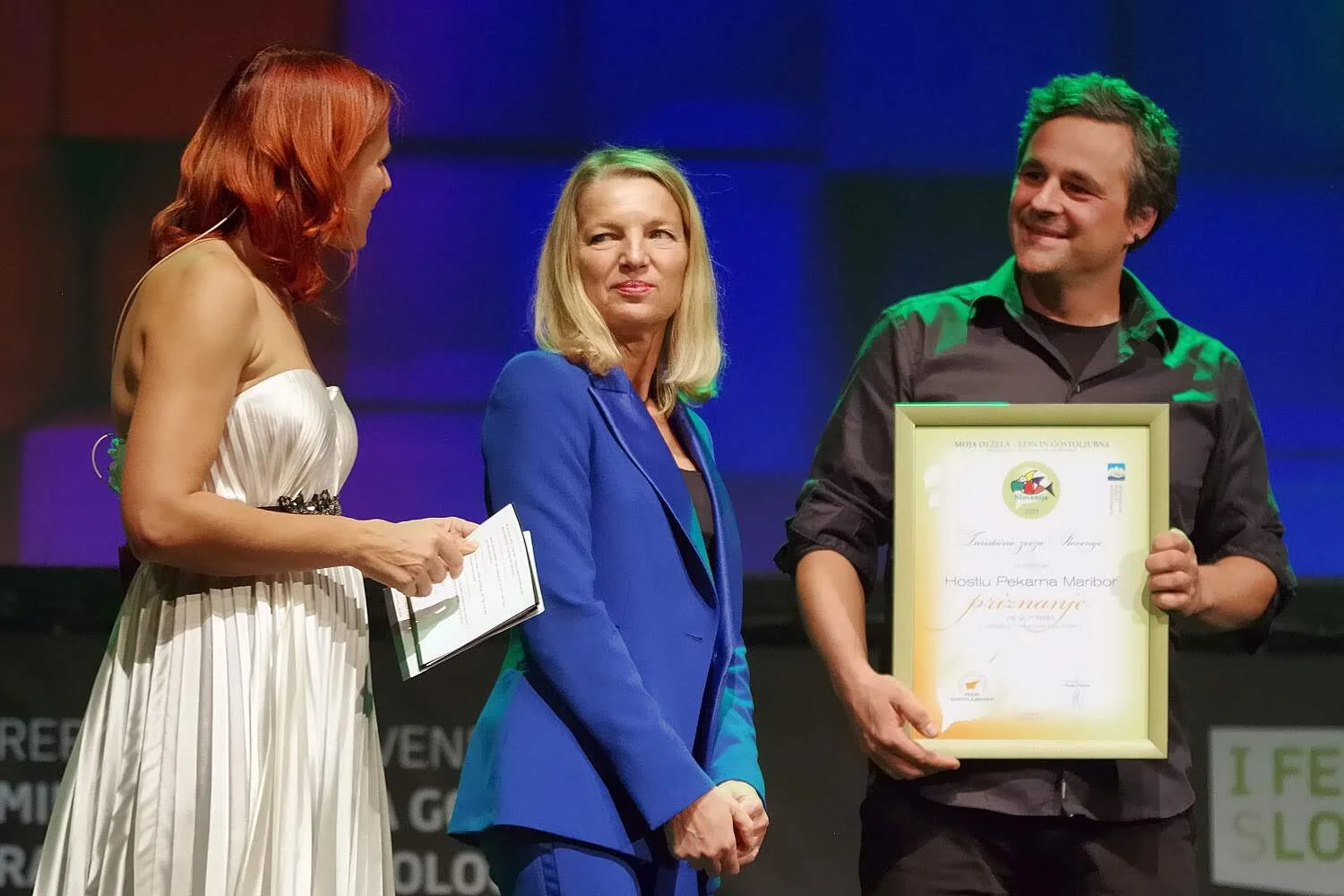 Utrinek iz podelitve 2019 / foto:  Turistična zveza Slovenije