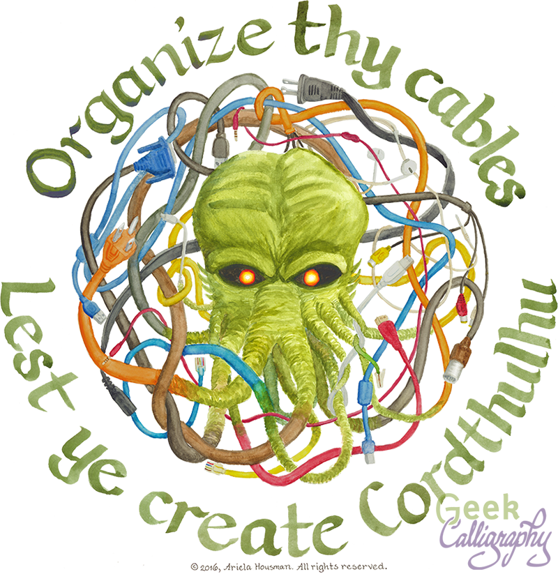 art print from GeekCalligraphy.com