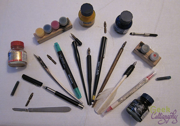 Geek Calligraphy Guide to Pen Types — Geek Calligraphy