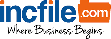 The logo of incfile.com, the company we used to incorporate.