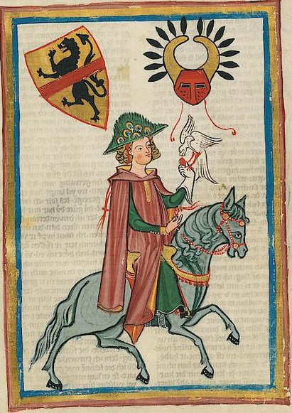 Codex Manesse 73 r Zurich, c 1300-1340 CE