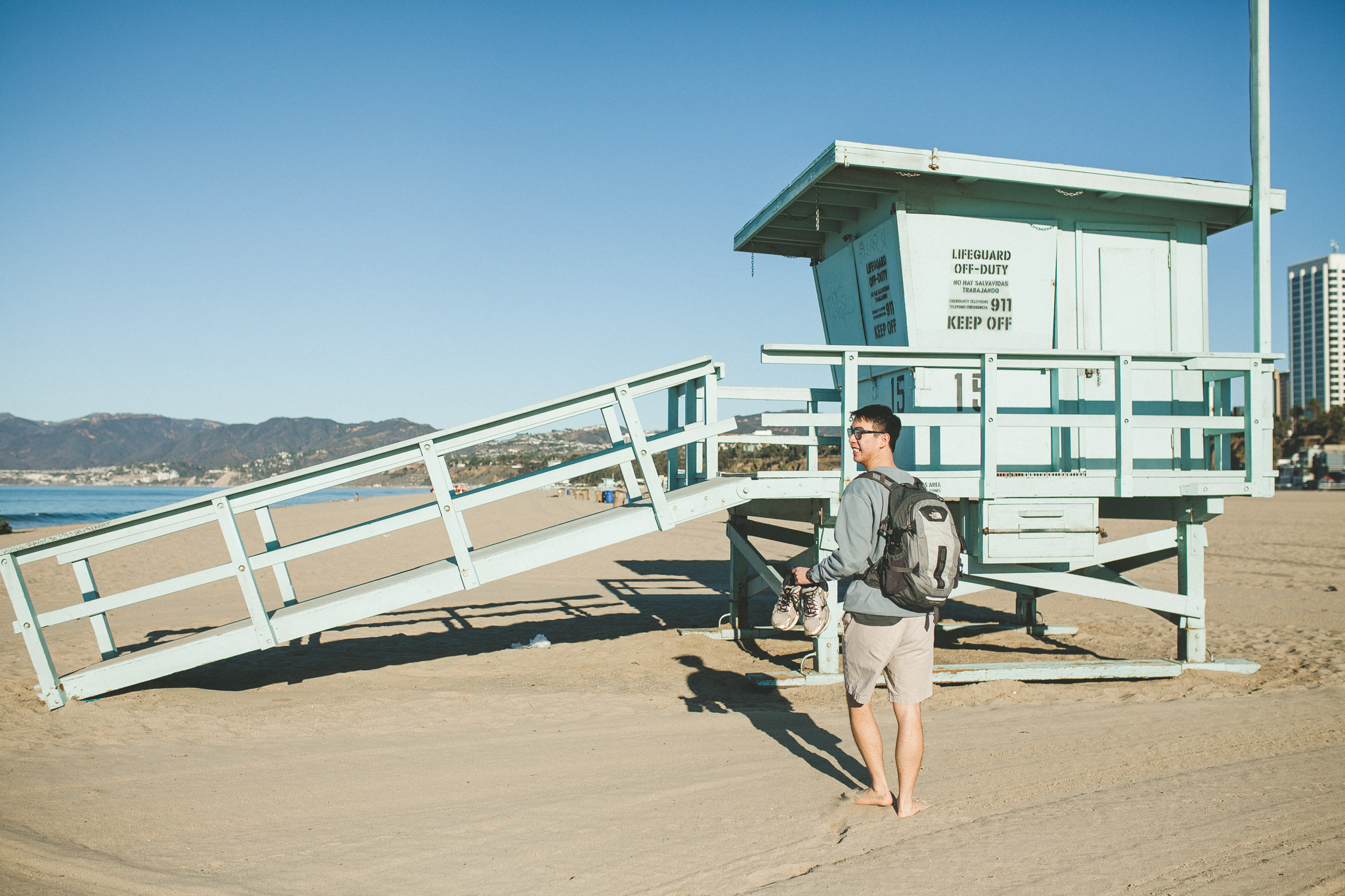 Walking around barefoot on the beach and snapping some head shots and portraits before heading off to our next stop!