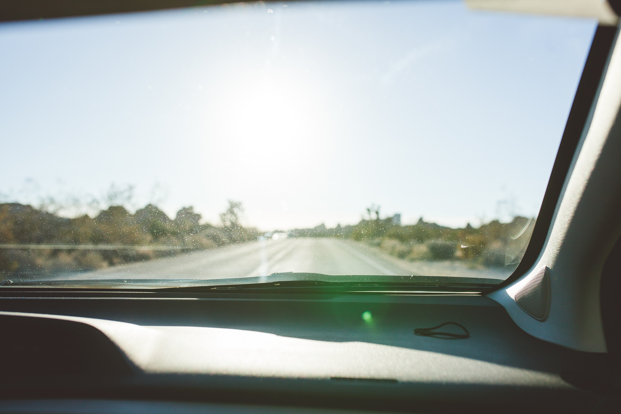 We rented a tiny little car and made our way to the desert!