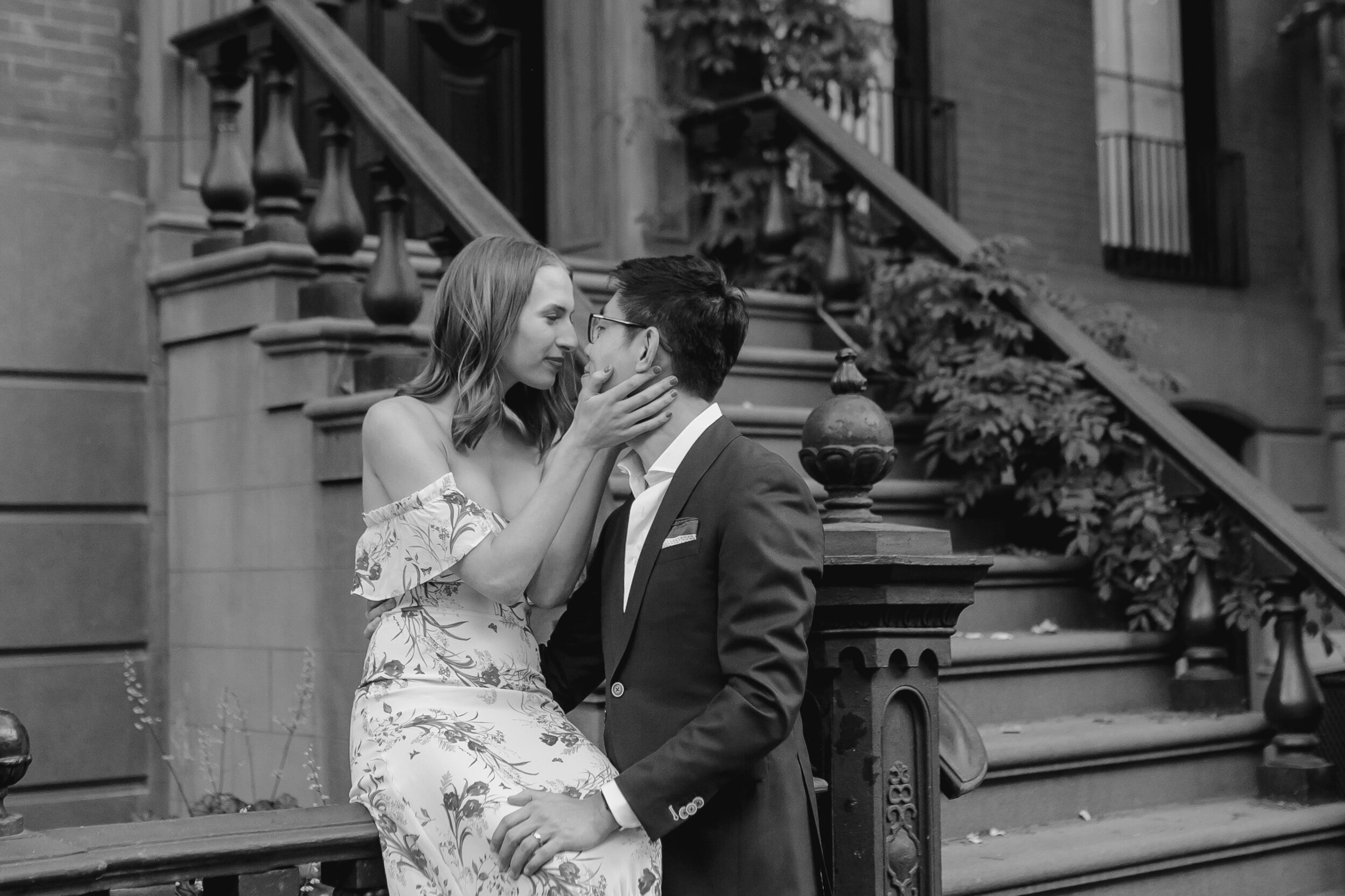 Greenwich Village Manhattan Engagement Shoot (Connie Marina Photography B&L)-127.jpg