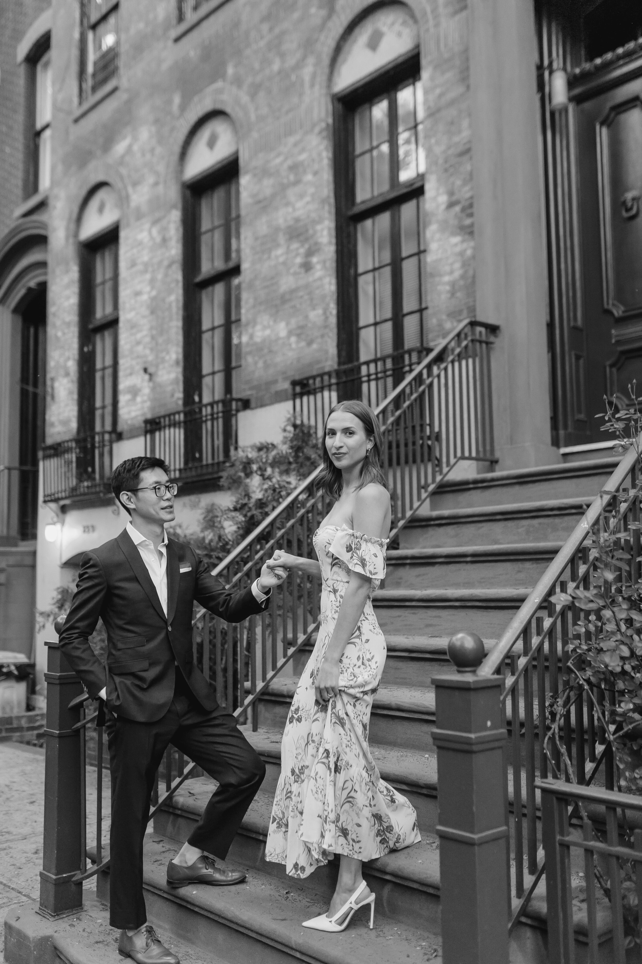Greenwich Village Manhattan Engagement Shoot (Connie Marina Photography B&L)-191.jpg