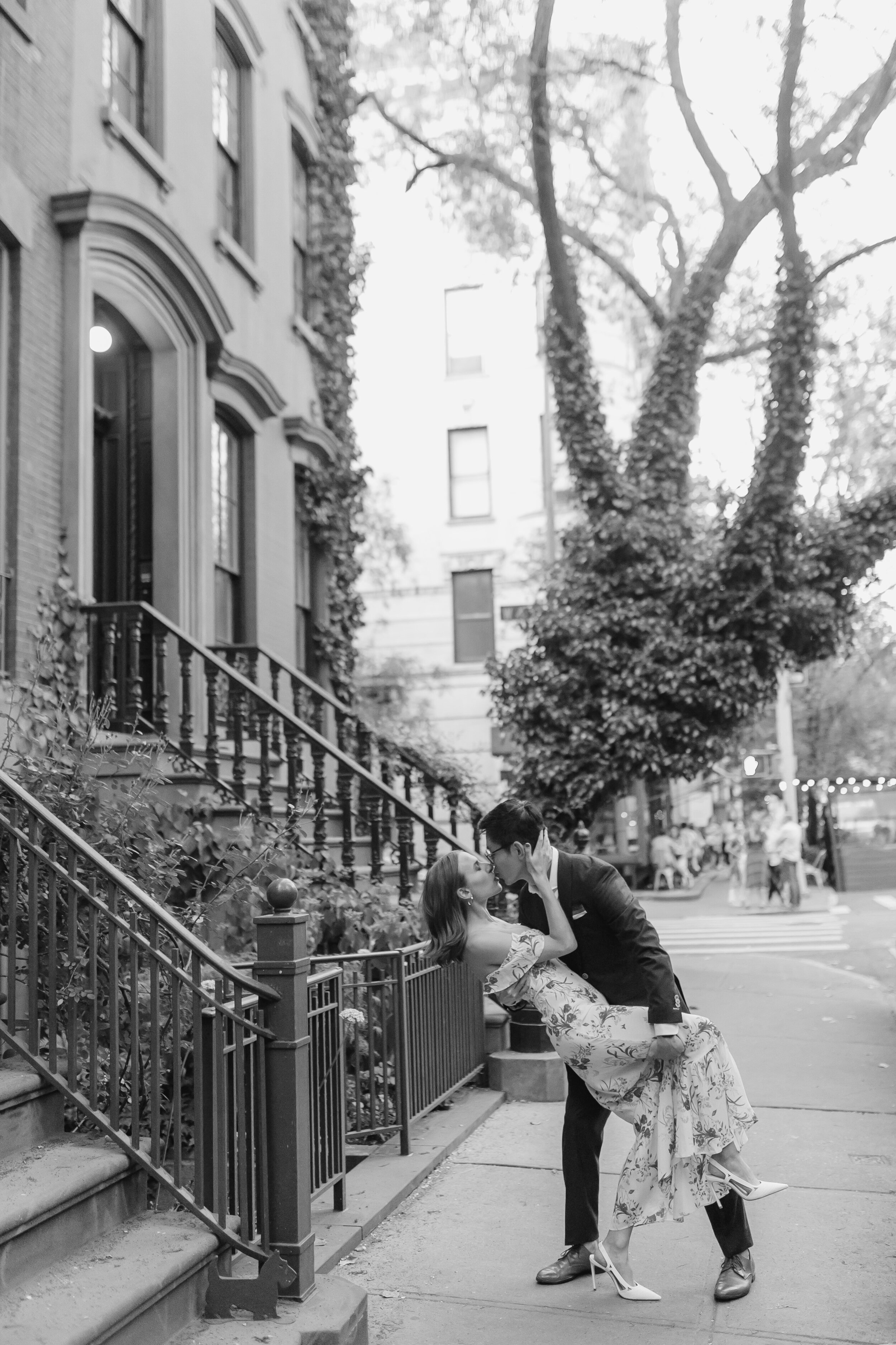 Greenwich Village Manhattan Engagement Shoot (Connie Marina Photography B&L)-201.jpg