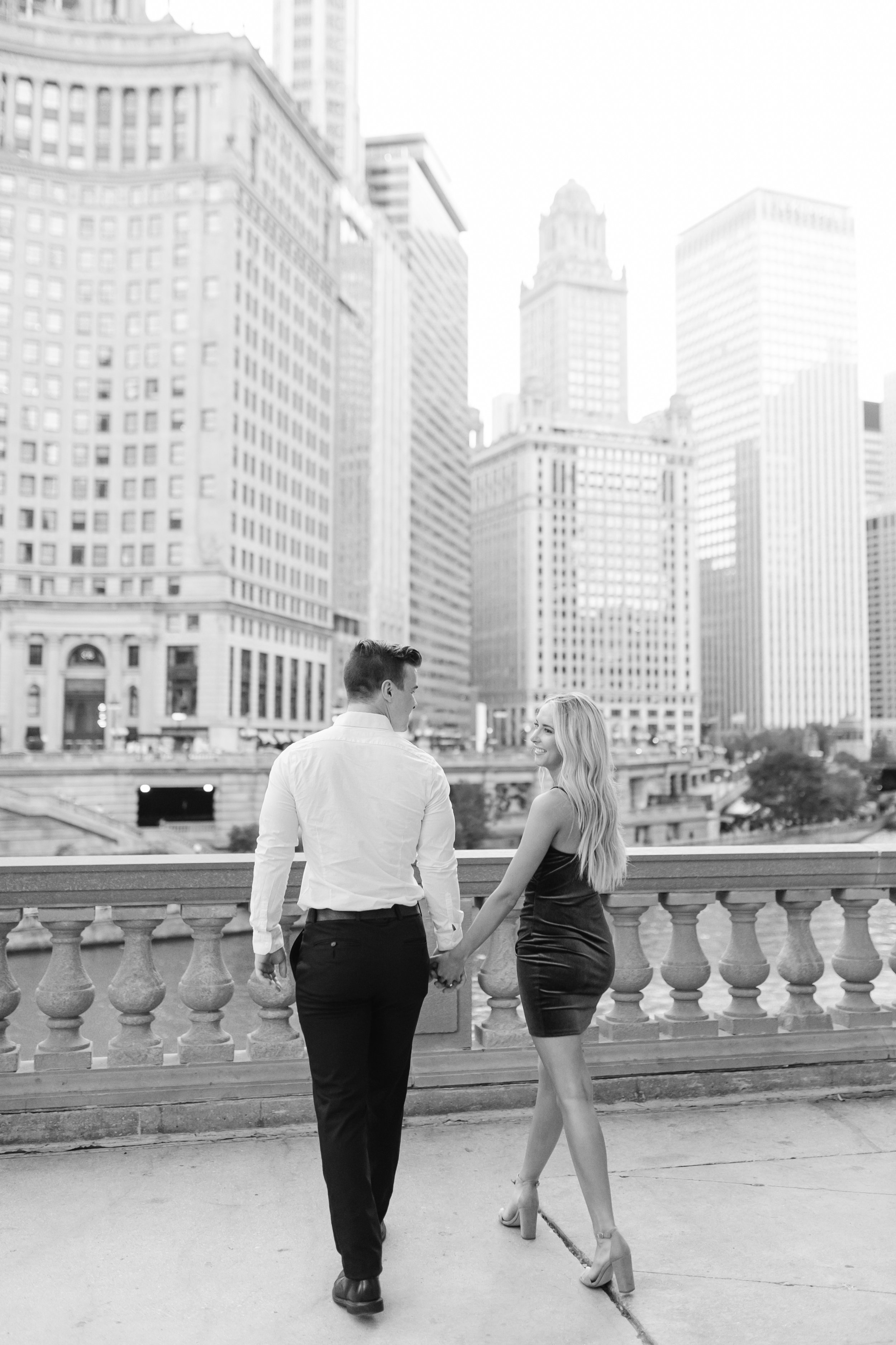 Chicago Wedding Photographer (Ohio Street Beach Engagement Shoot and Wrigley Building)-35.jpg