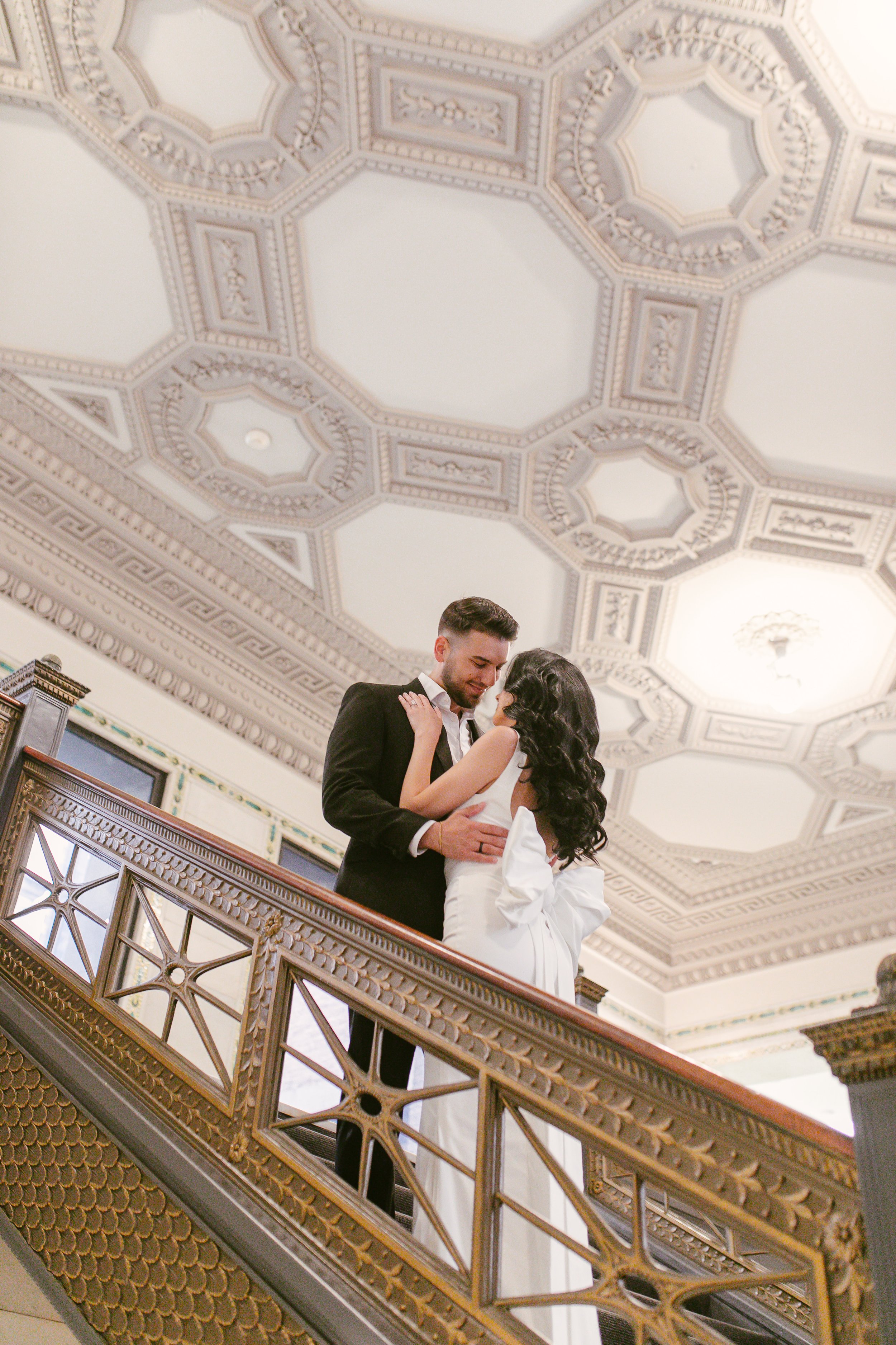 Chicago wedding photograher (Chicago cultural center engagement couples photo shoot)-284.jpg