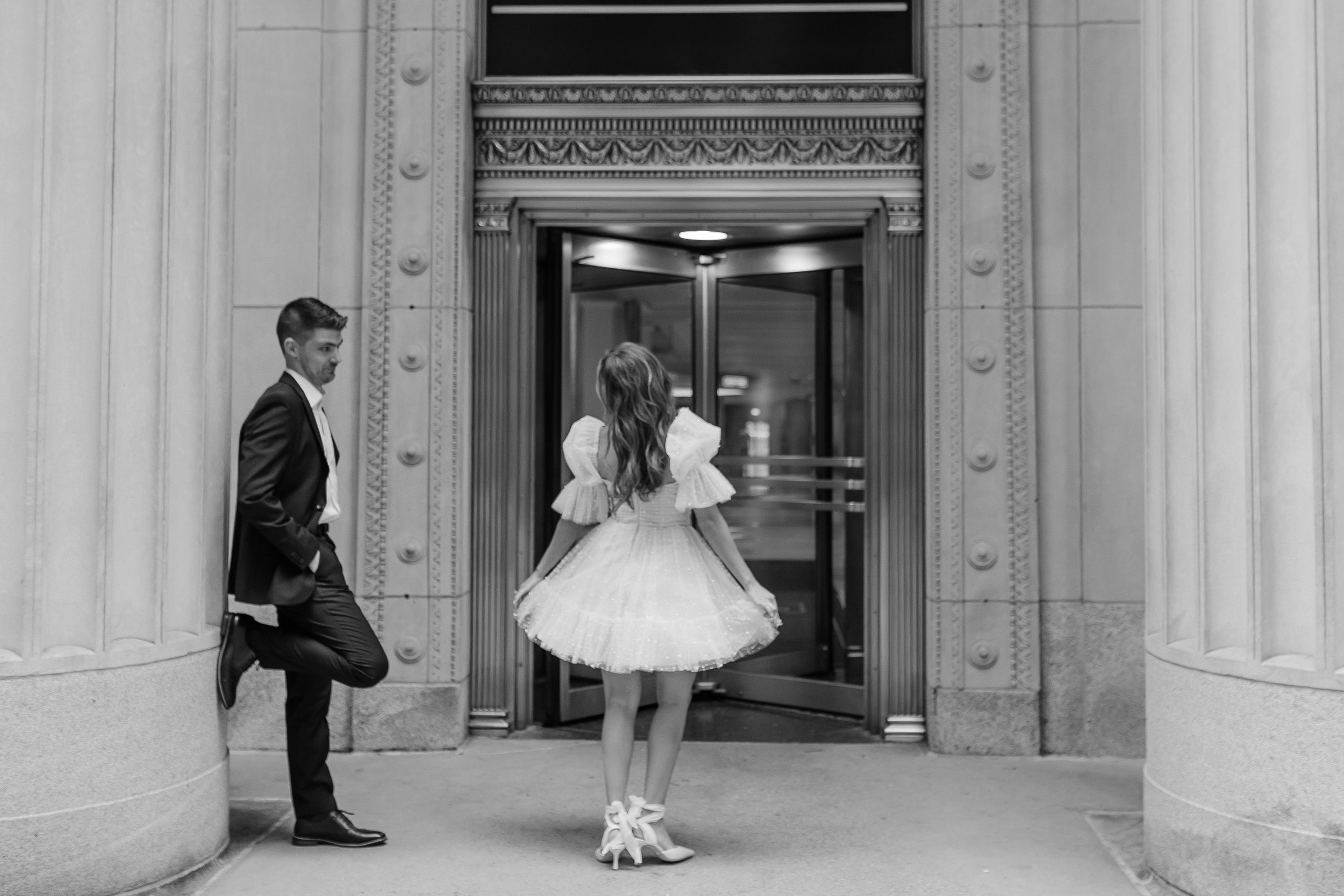 Chicago editorial wedding photographer (Board of trade engagement couples shoot)-82-2.jpg