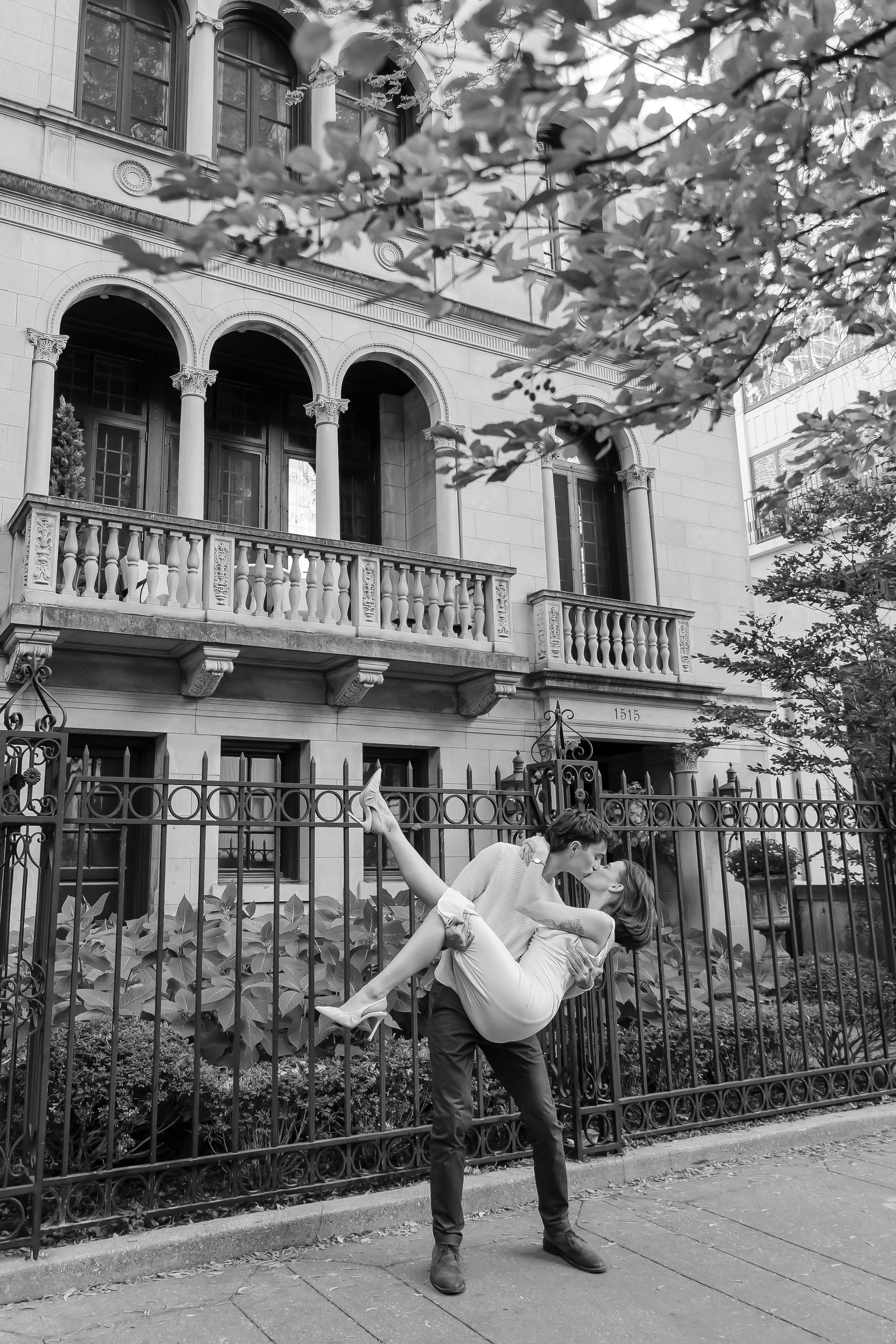 Ugne &amp; Daniel (Chicago Gold Coast neighborhood editorial Autumn engagement Photographer) pt. i