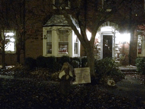 I am tired, ran all the way across Hampton and Watson to the 6600 block of Oleatha to the house of some old friends of mine! I am fulfilling my poem: 'He runs from home to home spreading the reason....Jesus our Savior is why we celebrate this season!'