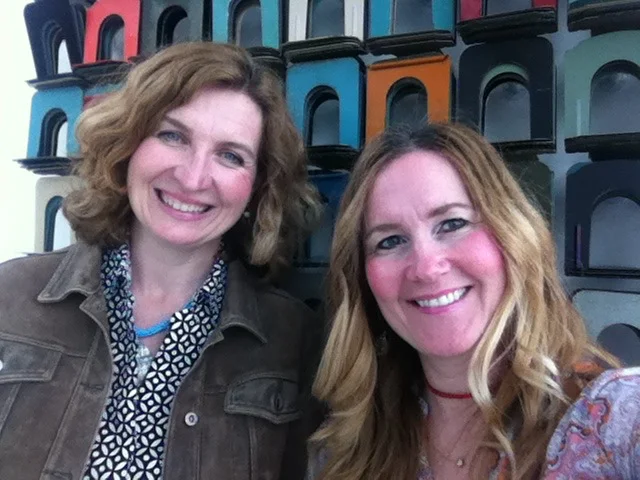 THE JILLS OF ALL TRADES™ cofounders, Corinne & Megan at the Madison, WI Downtown Library