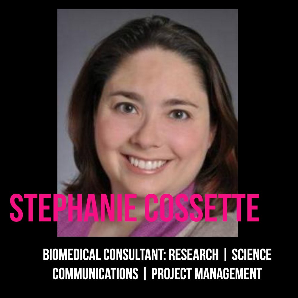THE JILLS OF ALL TRADES™ Stephanie Cossette Biomedical Consultant Research, Communications and Project Management
