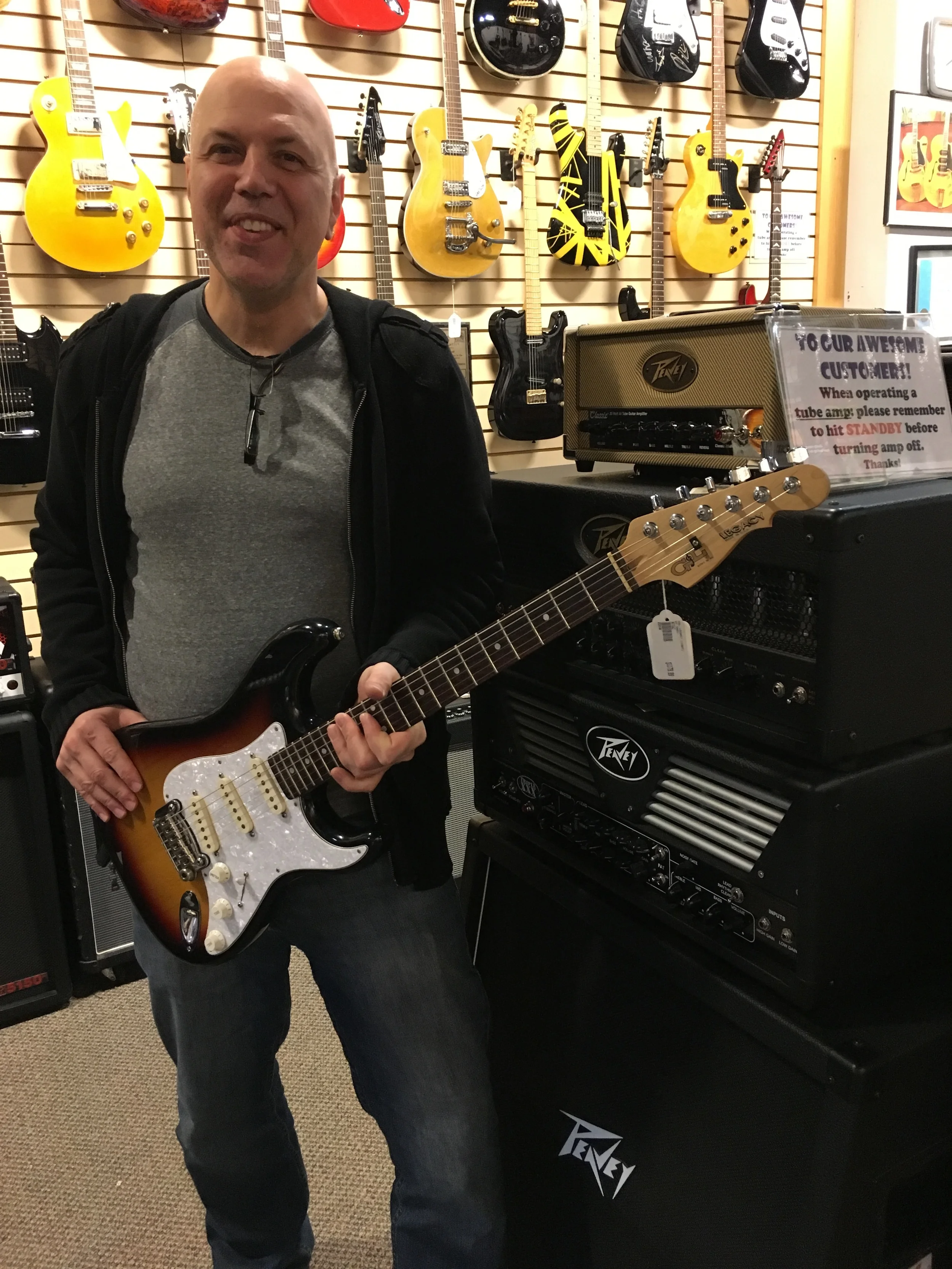 Jim Toris, owner of The Guitar World 