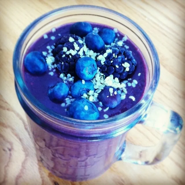 Blue-tiful Smoothie image taken by Kat Maltarp