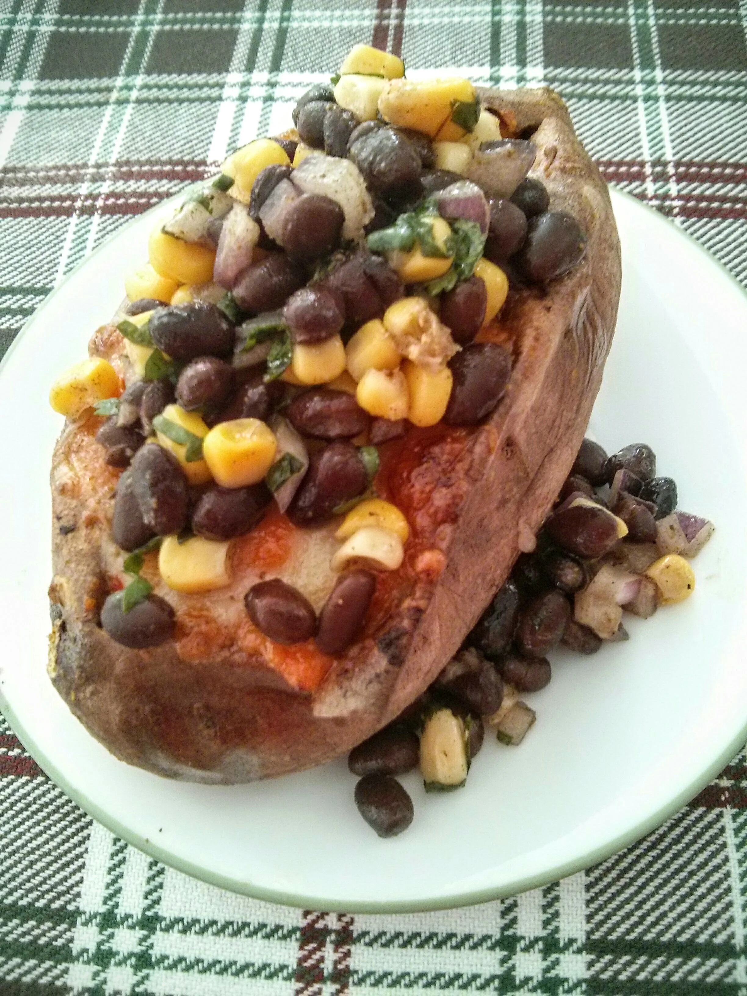 Meatless Monday: Twice-baked sweet potatoes (Tex-Mex style)