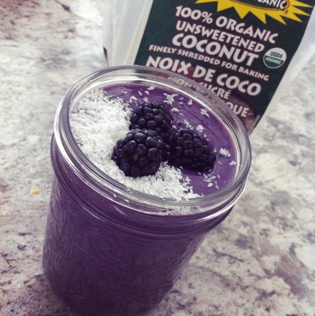 Banana Blackberry Bliss Smoothie