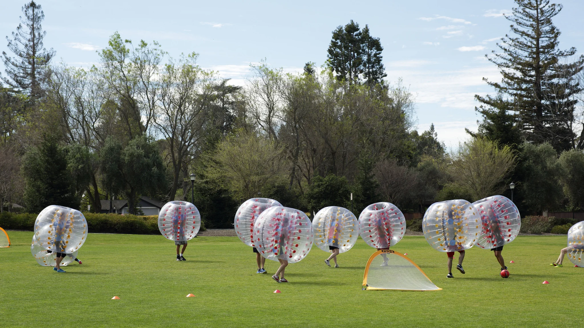 " Bubble Soccer " ( CC BY 2.0 ) by John Loo