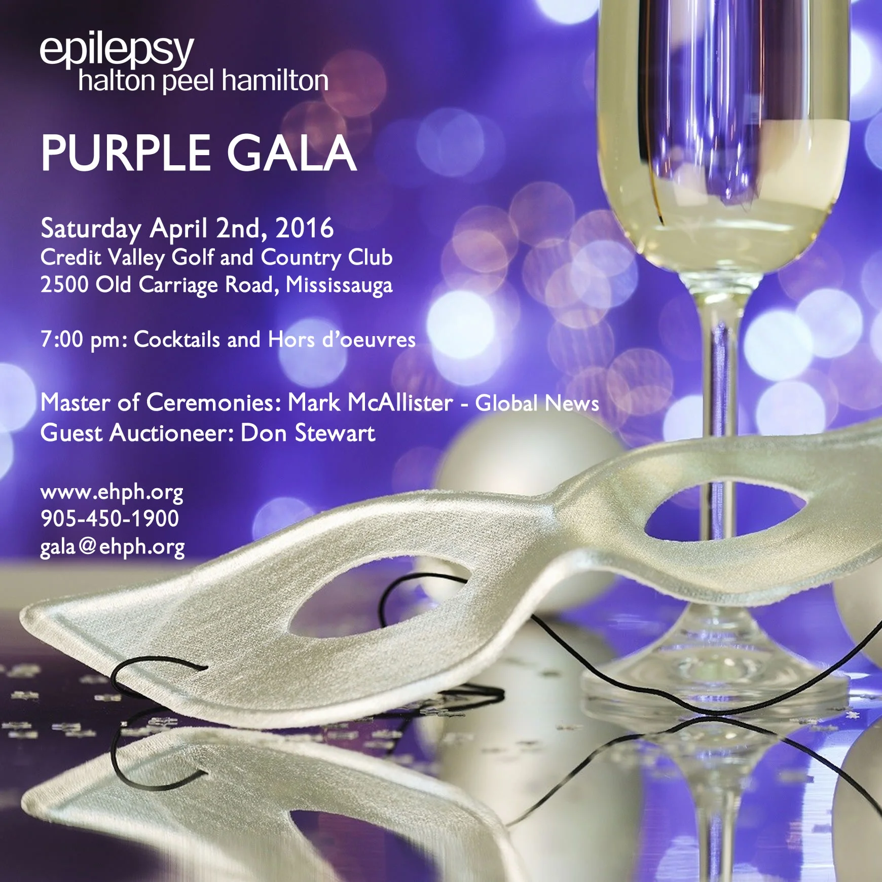 Epilepsy Halton Peel Hamilton's Purple Gala 