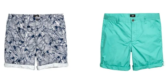 H&M Slim fit cotton shorts, $19.99