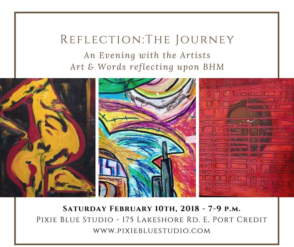 Reflection: The Journey A Black History Month Exhibit at Pixie Blue Studio