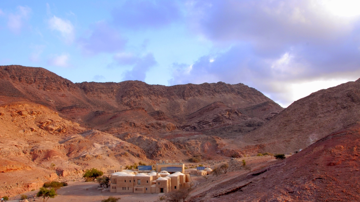  Feynan Ecolodge at sunrise @ Feynan Ecolodge 