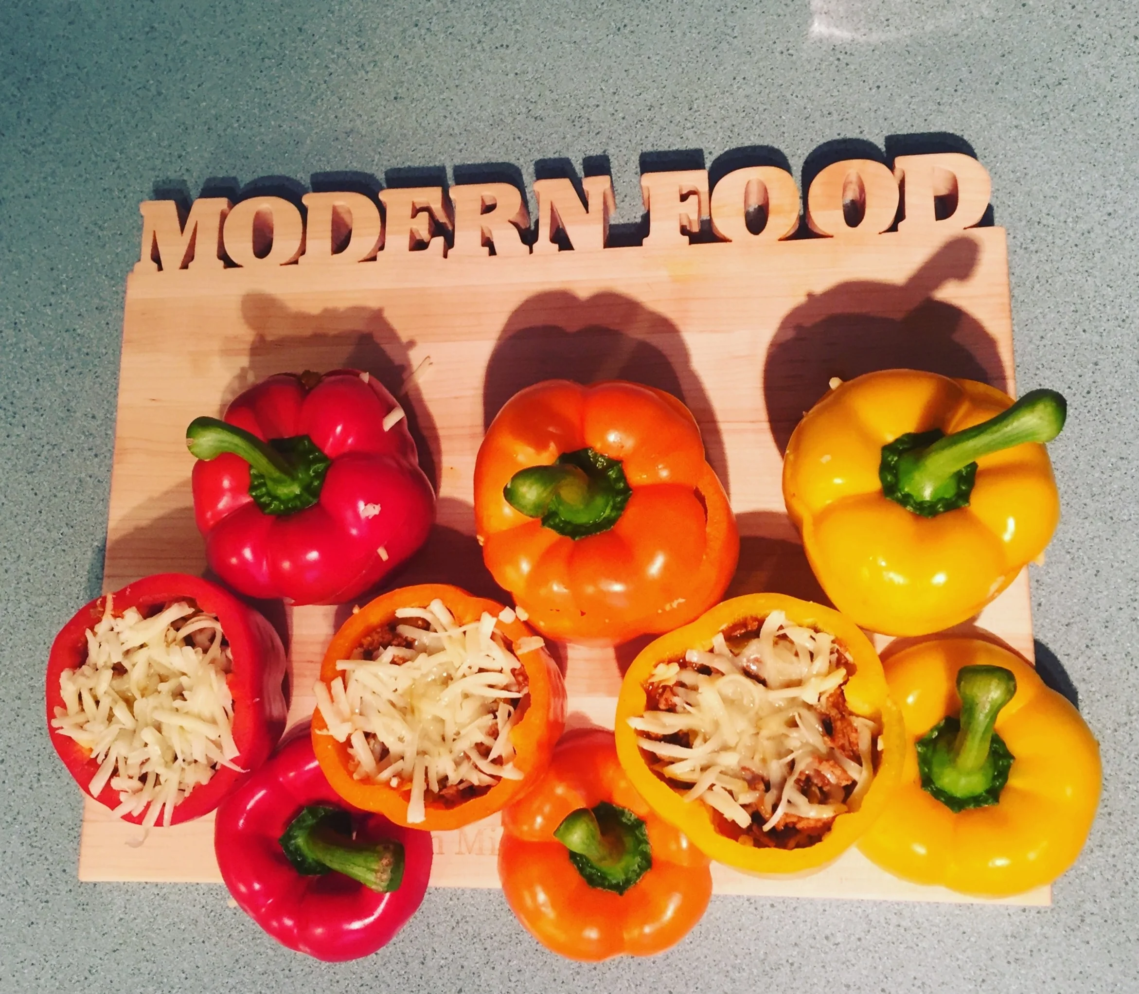 A simple and delicious recipe for BBQ Tex-Mex Stuffed Peppers