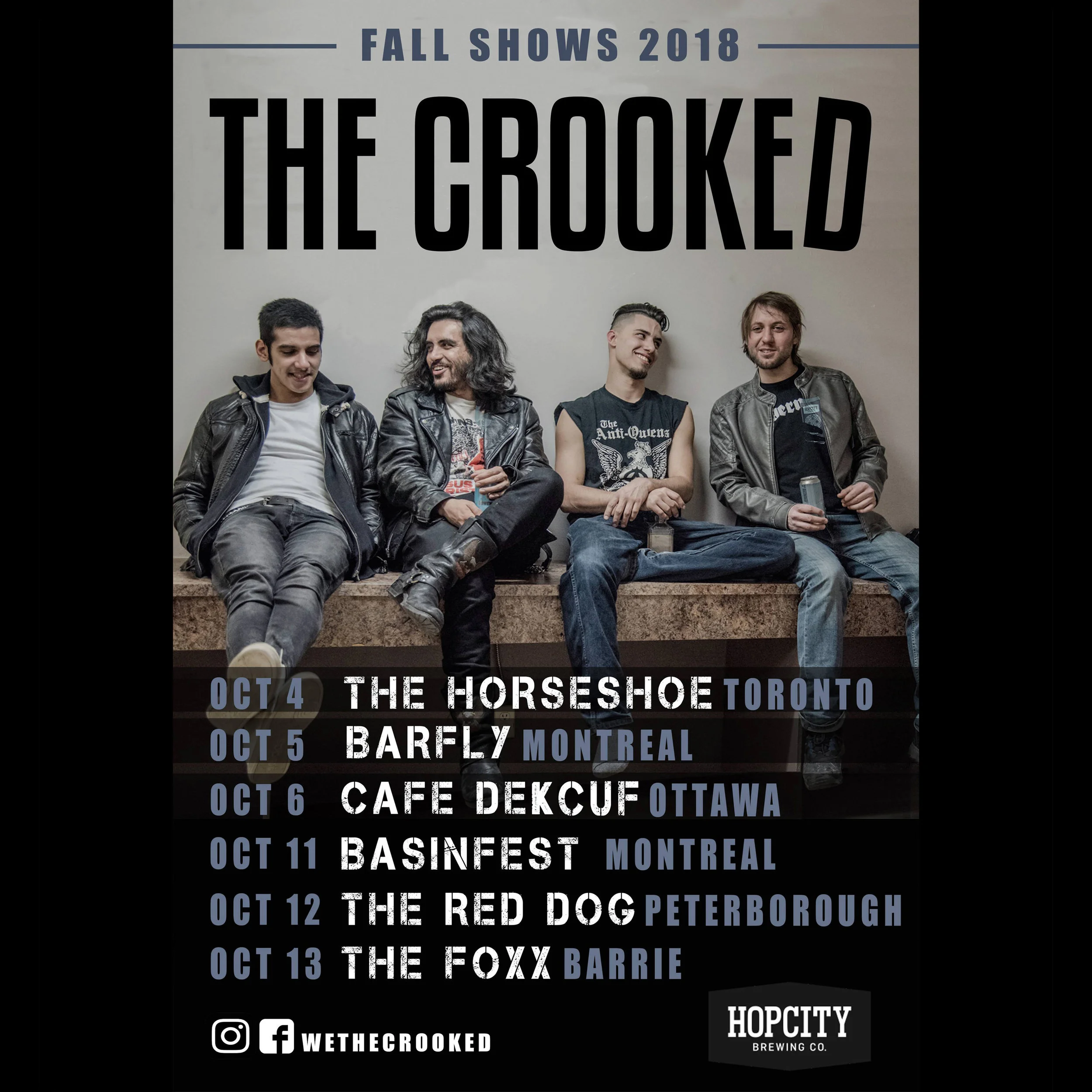 Mississauga-based band The Crooked release new album, First Place Silver