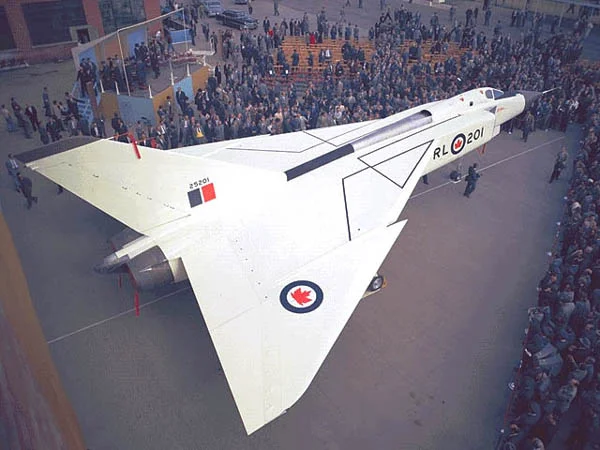 Avro Arrow Roll-out, Oct 4 1957.jpg