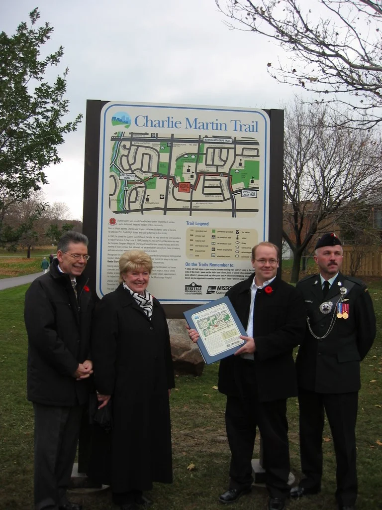 The history of Mississauga's  Charlie Martin Trail