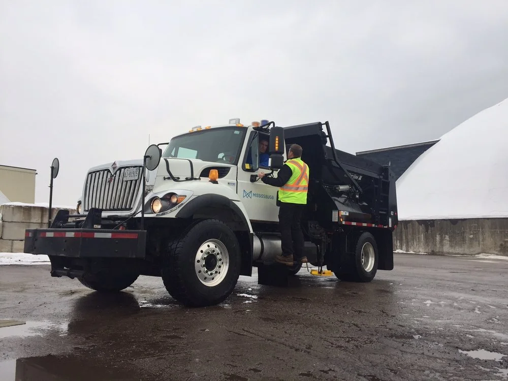 Modern Mississauga presents Ask The City - What should drivers do when snow plows and or salt trucks are on the road during a snow event?