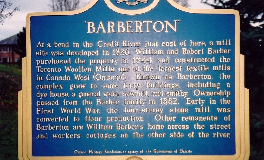 OHT Plaque Barberton
