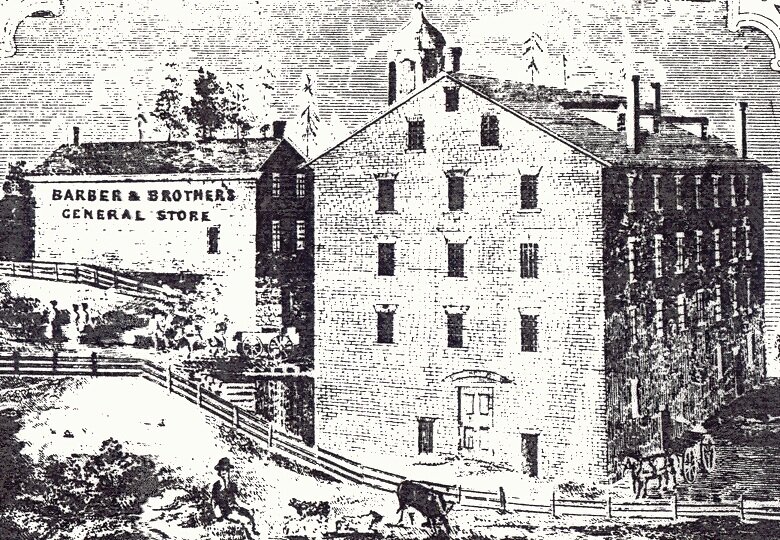 Toronto Woollen Mills from 1859 Tremaine Map of Peel County