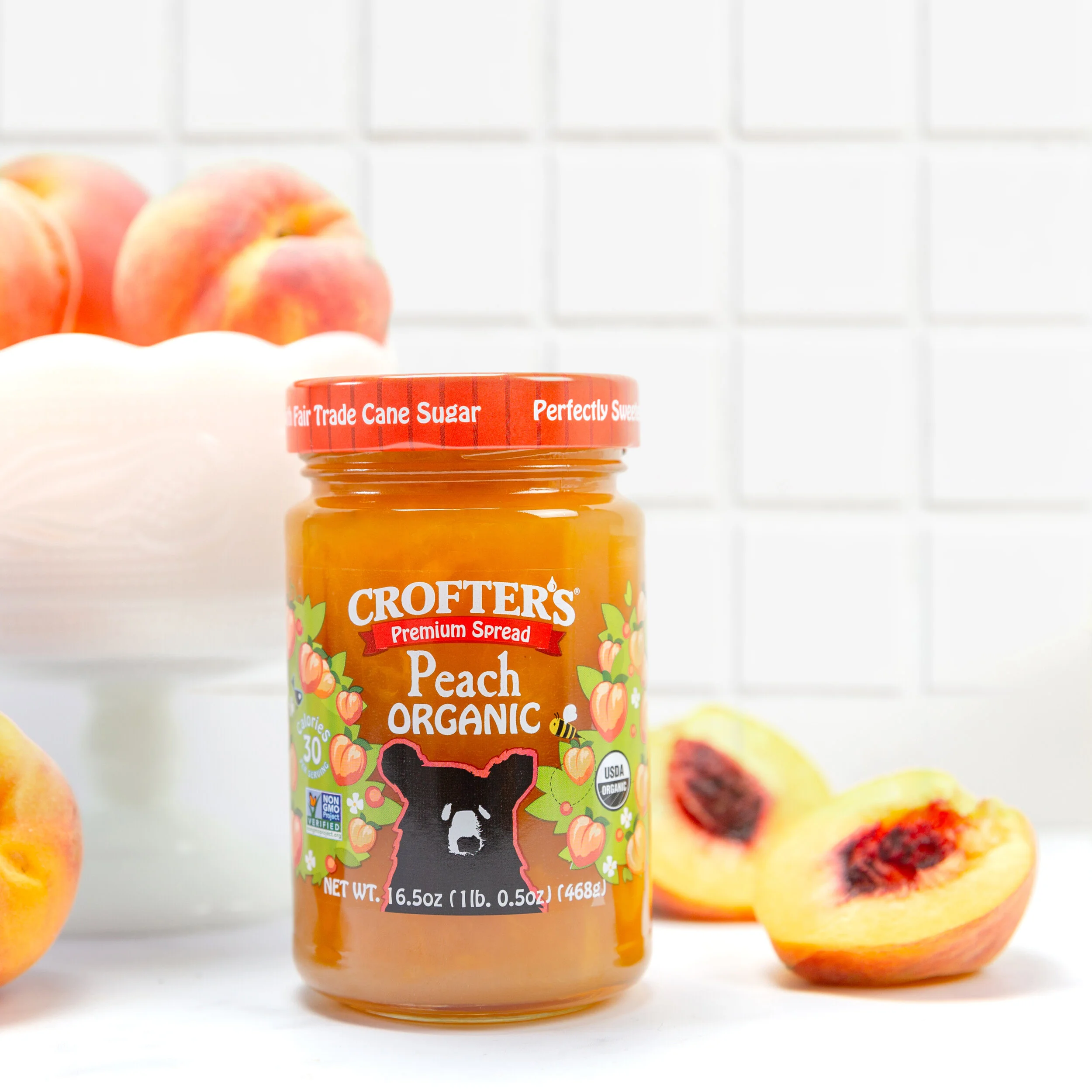 Just peachy -  Crofter's Organic Peach Premium Spread 