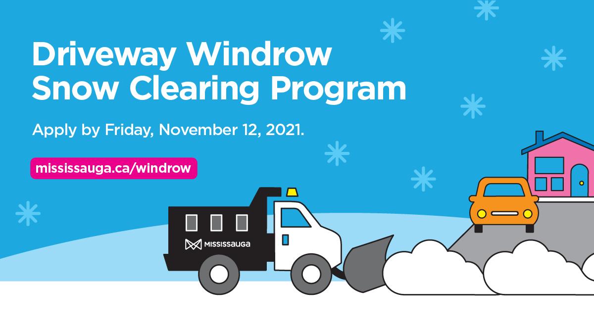 Mississauga's older adults and people with physical disabilities can now apply for windrow snow clearing